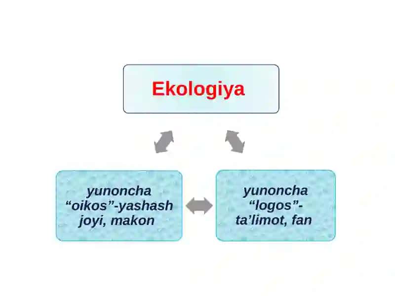 “EKOLOGIYA VA TABIATNI MUHOFAZA QILISH” FANINING PREDMETI, MAQSADI, VAZIFALARI, TARIXI 2