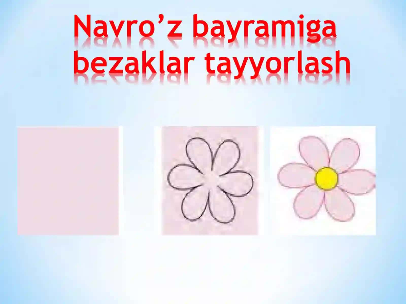 Navro’z bayramiga bezaklar tayyorlash 2