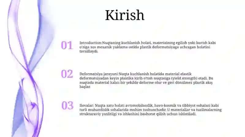 Nuqtaning Kuchlanish Holati 2