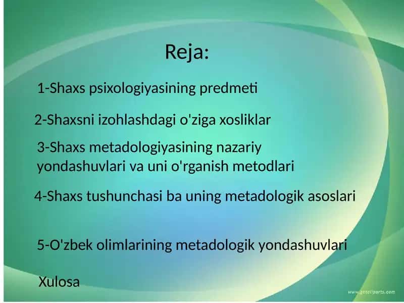 Shaxs psixologiyasi (Zahiriddin Muhammad Boburnomli Andijon Davlat Universiteti) 2