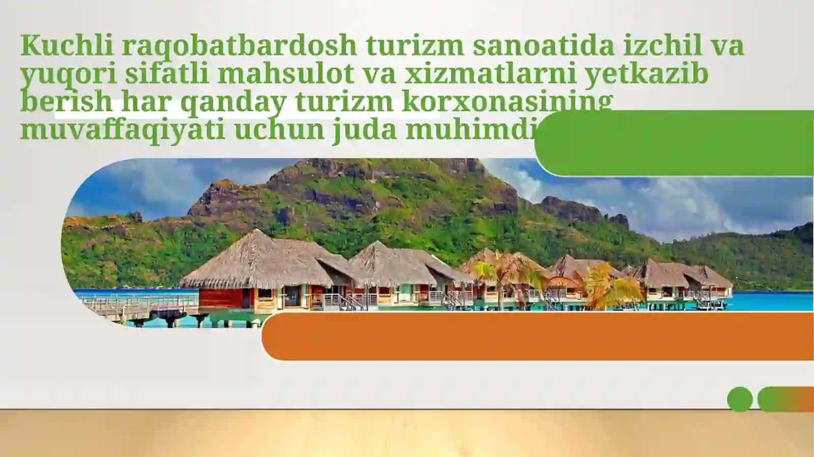 Turizm va mehmonxona korxonalarida maxsulot va xizmatlarni standartlashtirish 2