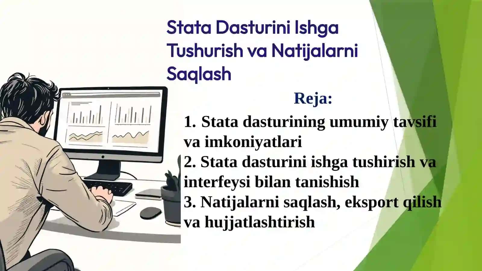 Statadasturini Ishga Tushurish va Natijalarni Saqlash 2