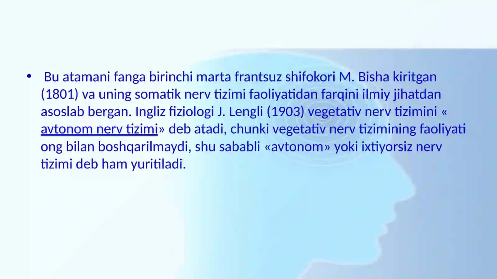 Vegetativ nerv tizimi 2