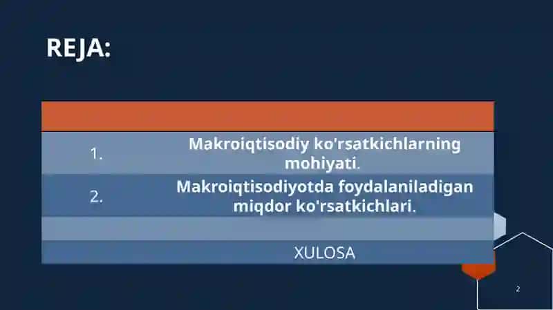 Asosiym iqtisodiyot ko'rsatkichlari 2