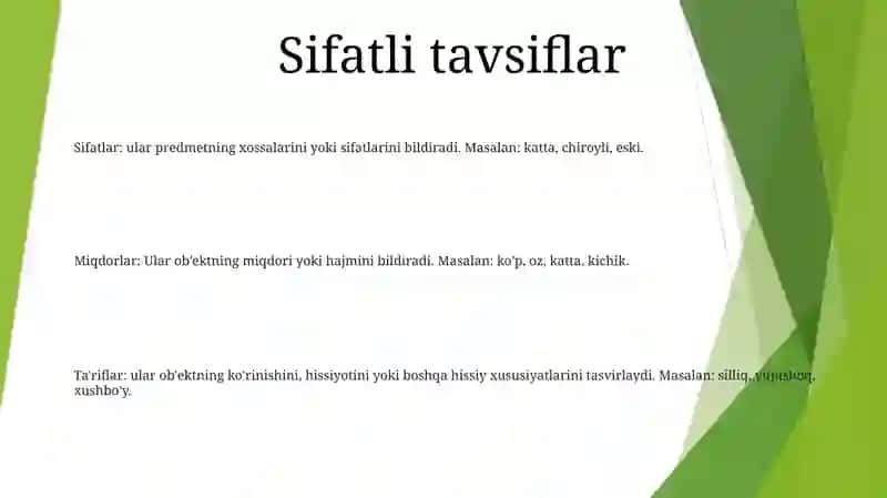O’Lchanadigan Kattalikning Sifat Va Miqdor Tavsiflari 2
