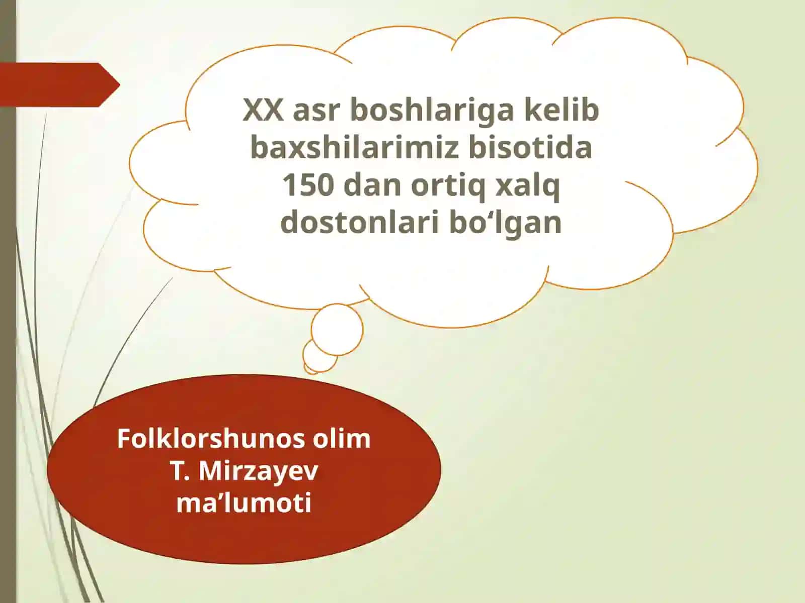 8-sinf Adabiyot fanidan Kuntug'mish dostoni dars taqdimoti 2