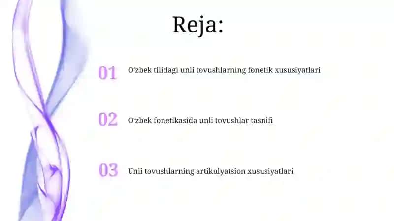 Oʻzbek Tilining Unli Fonemalari Tasnifi 2