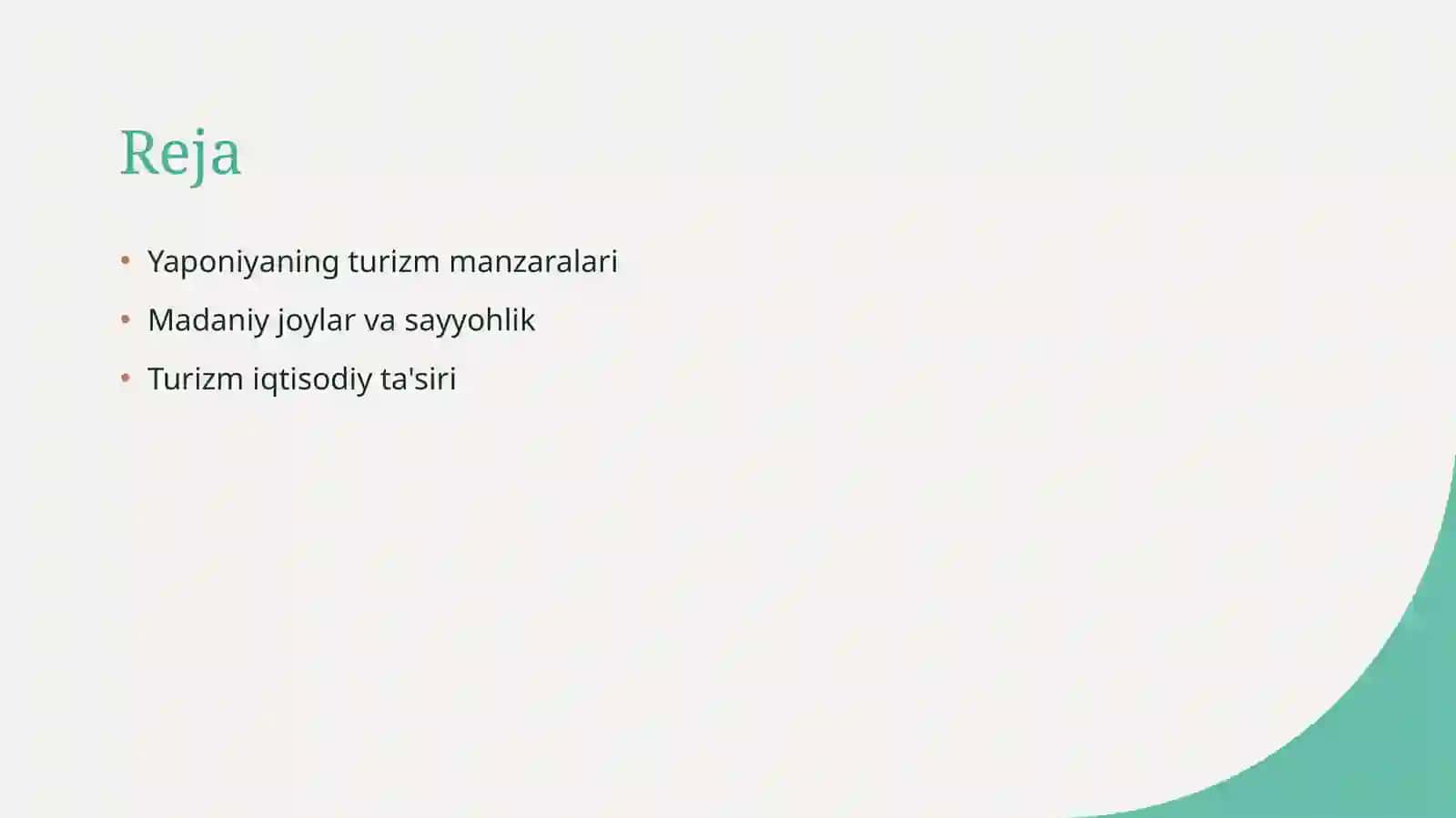 Yaponiyaning turizm geografiyasi 2