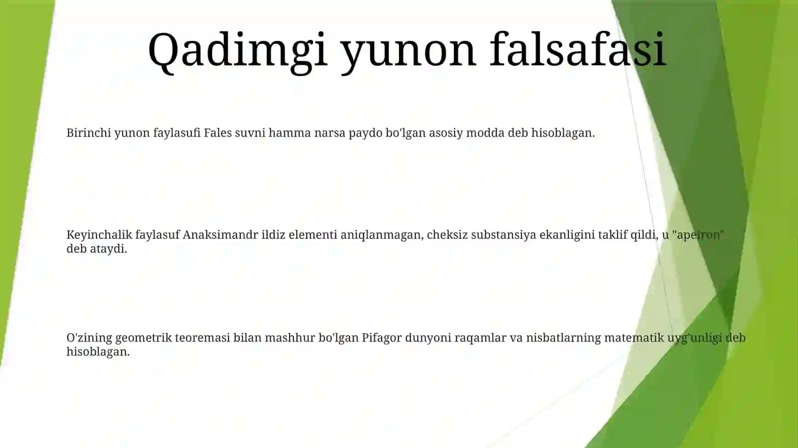 Falsafa Tarixida Bilishga Oid Qarashlar Evolutsiyasi 2