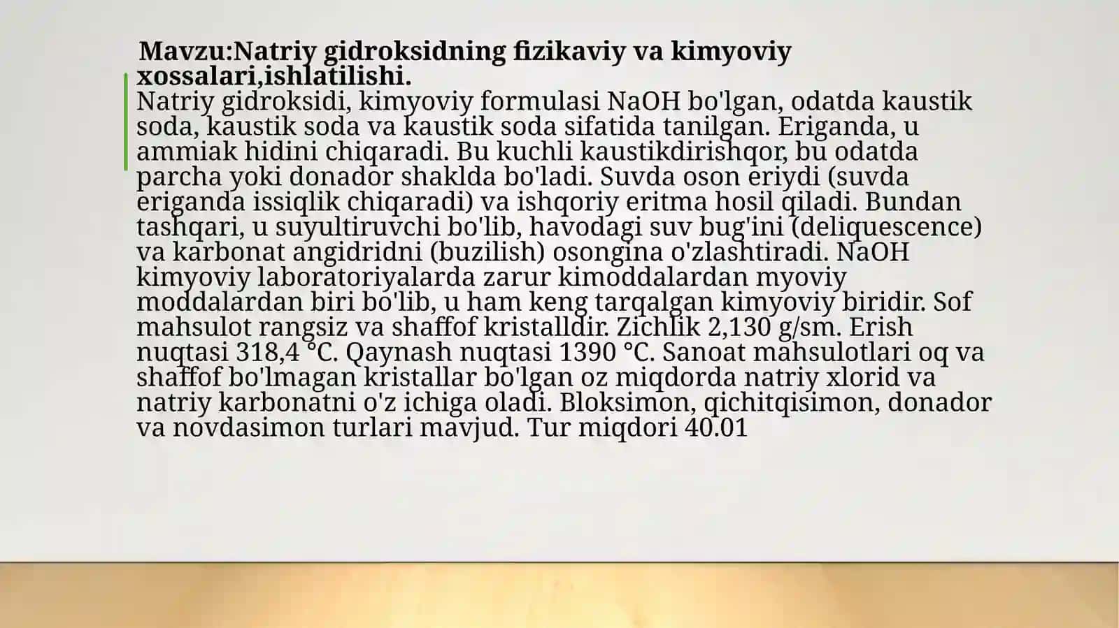 Natriy gidroksidi 2