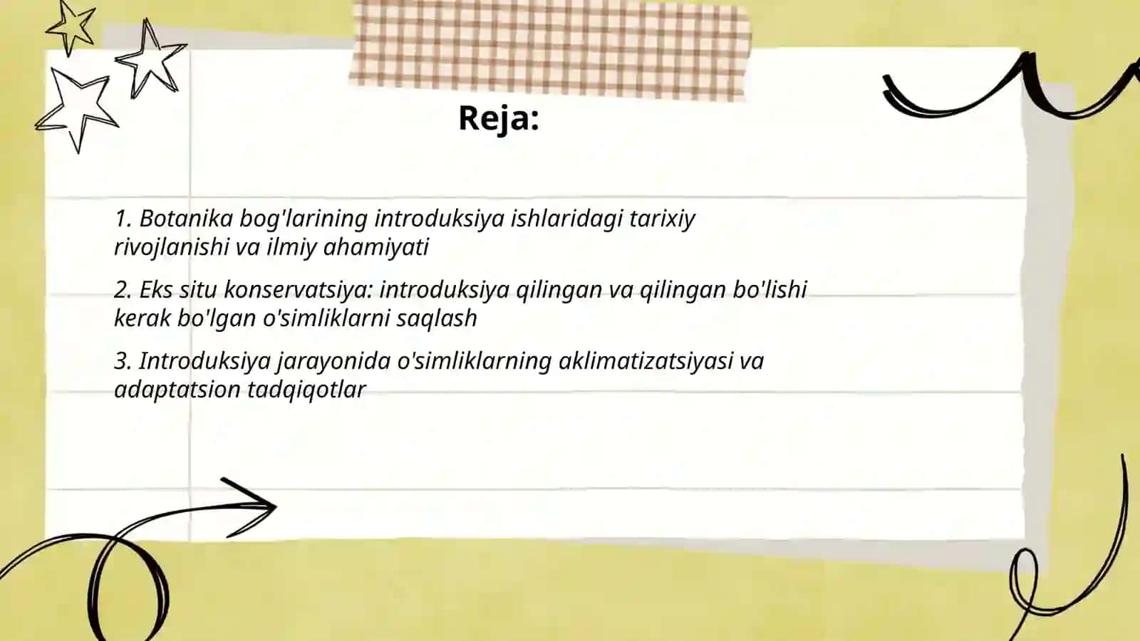 Botanika bog'lari va dendroparklarning introduksiya ishlaridagi ilmiy roli 2