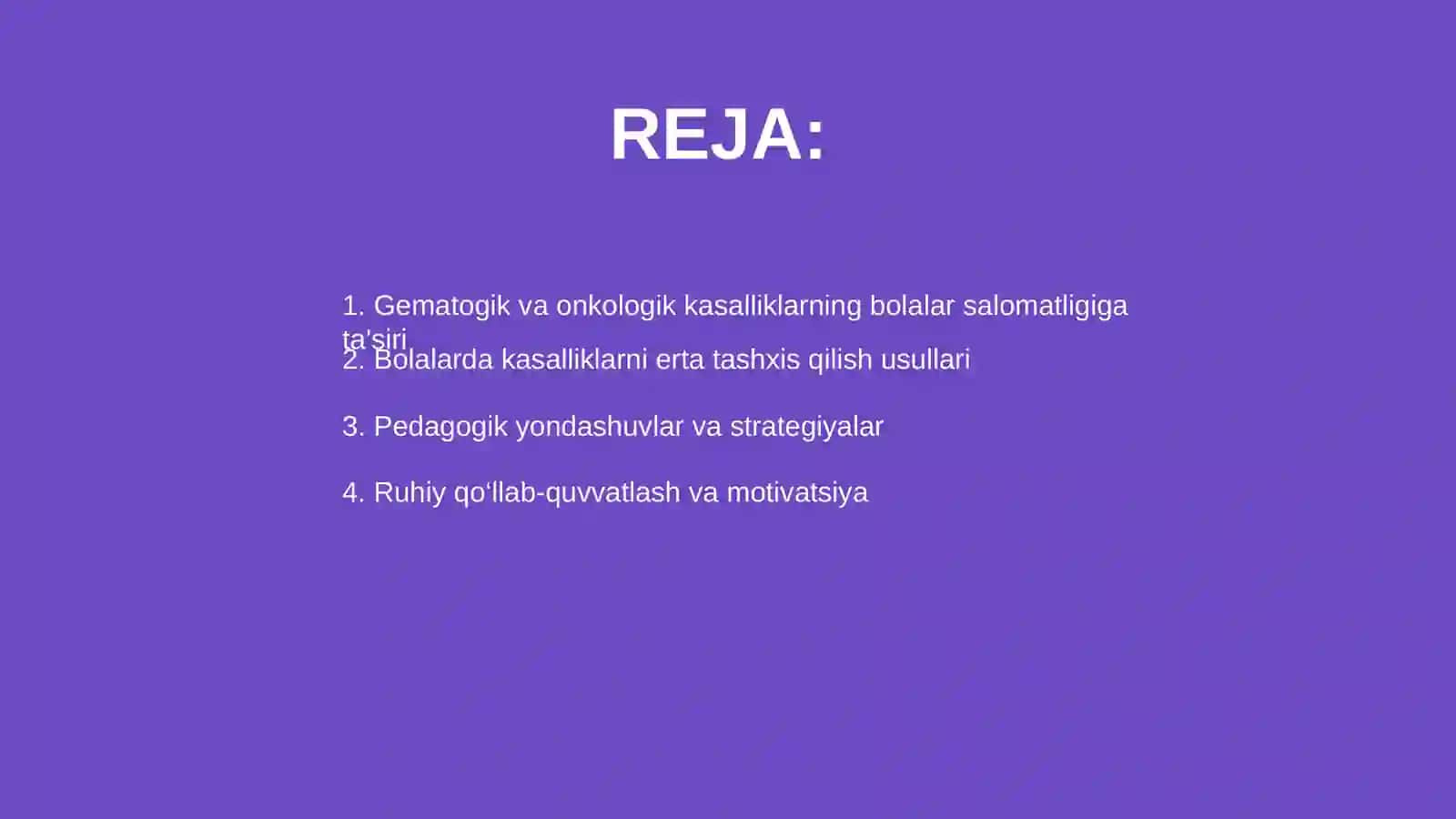 Gemotogik va onkologik kasalliklarga chalingan bolalar bilan olib boradigan pedagogik faoliyat 2