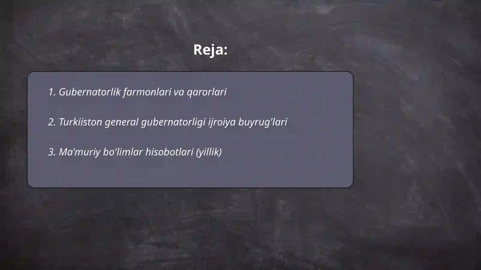 Turkiston general gubernatorligi hujjatlari 2