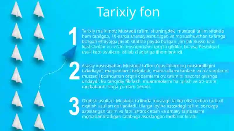 Mustaqil TaʼLim Va Uni Tashkil Etish Metodikasi 2