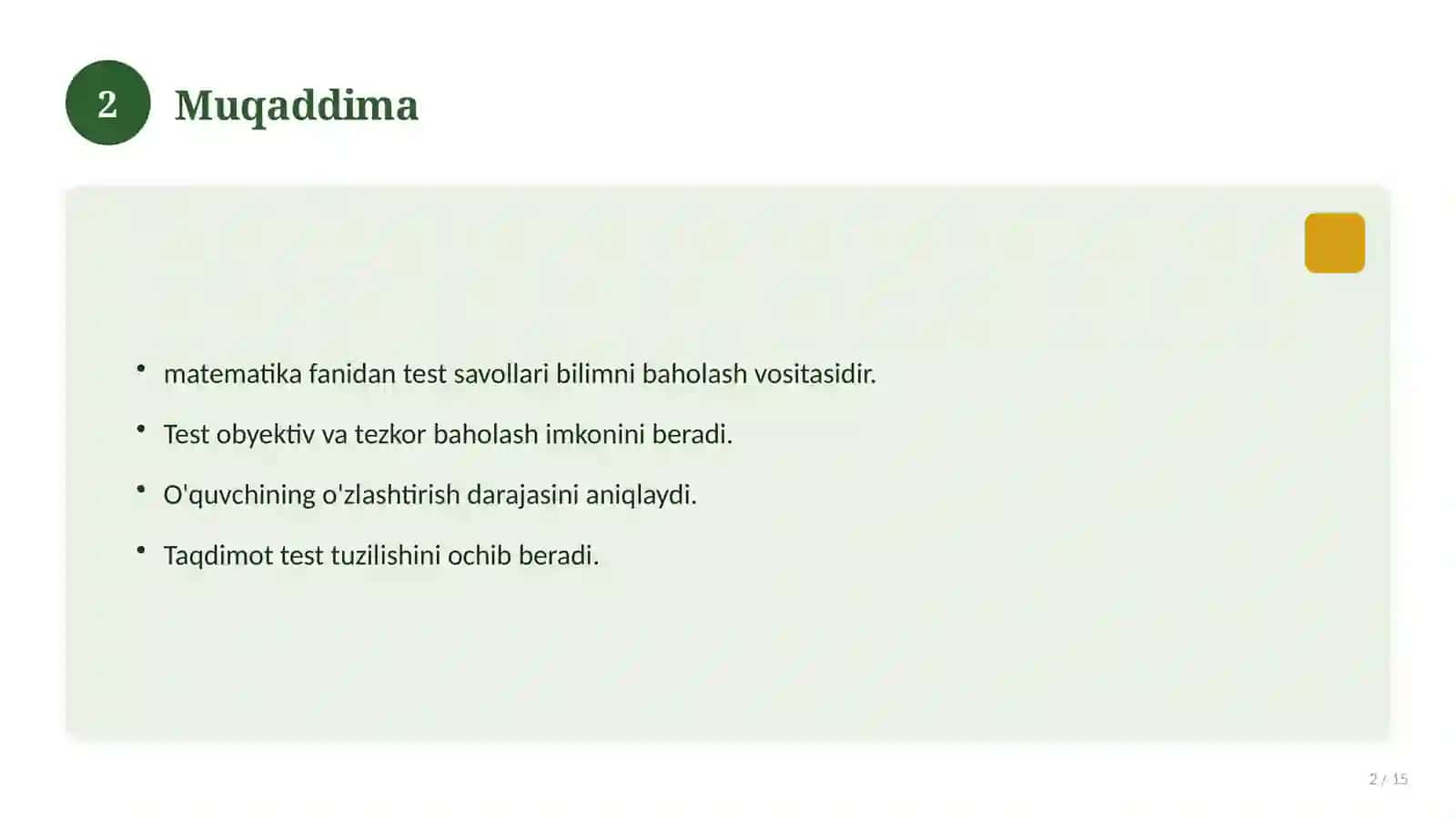 Texnika fanidan test savollari 2
