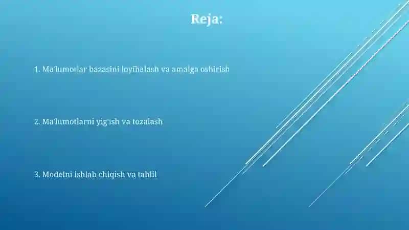 Maʼlumotlar bazasida oʻquv markazlarini tahlil qilish va modelni lohiyalash 2