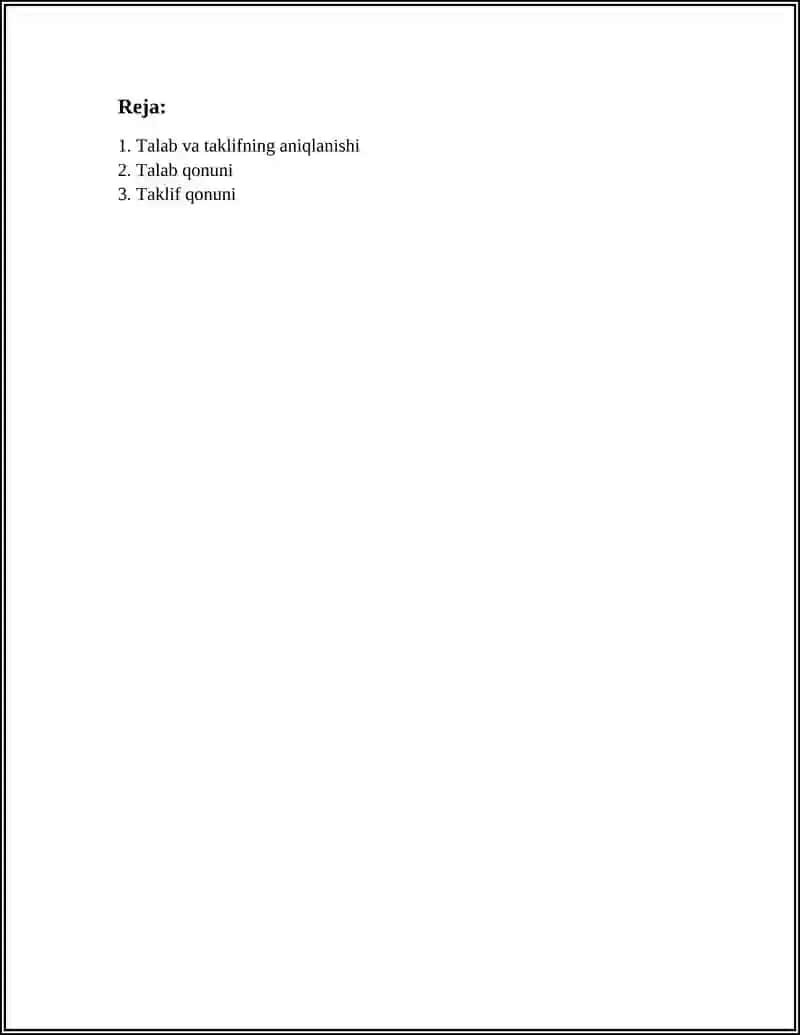 TALAB VA TAKLIF REFERAT 2