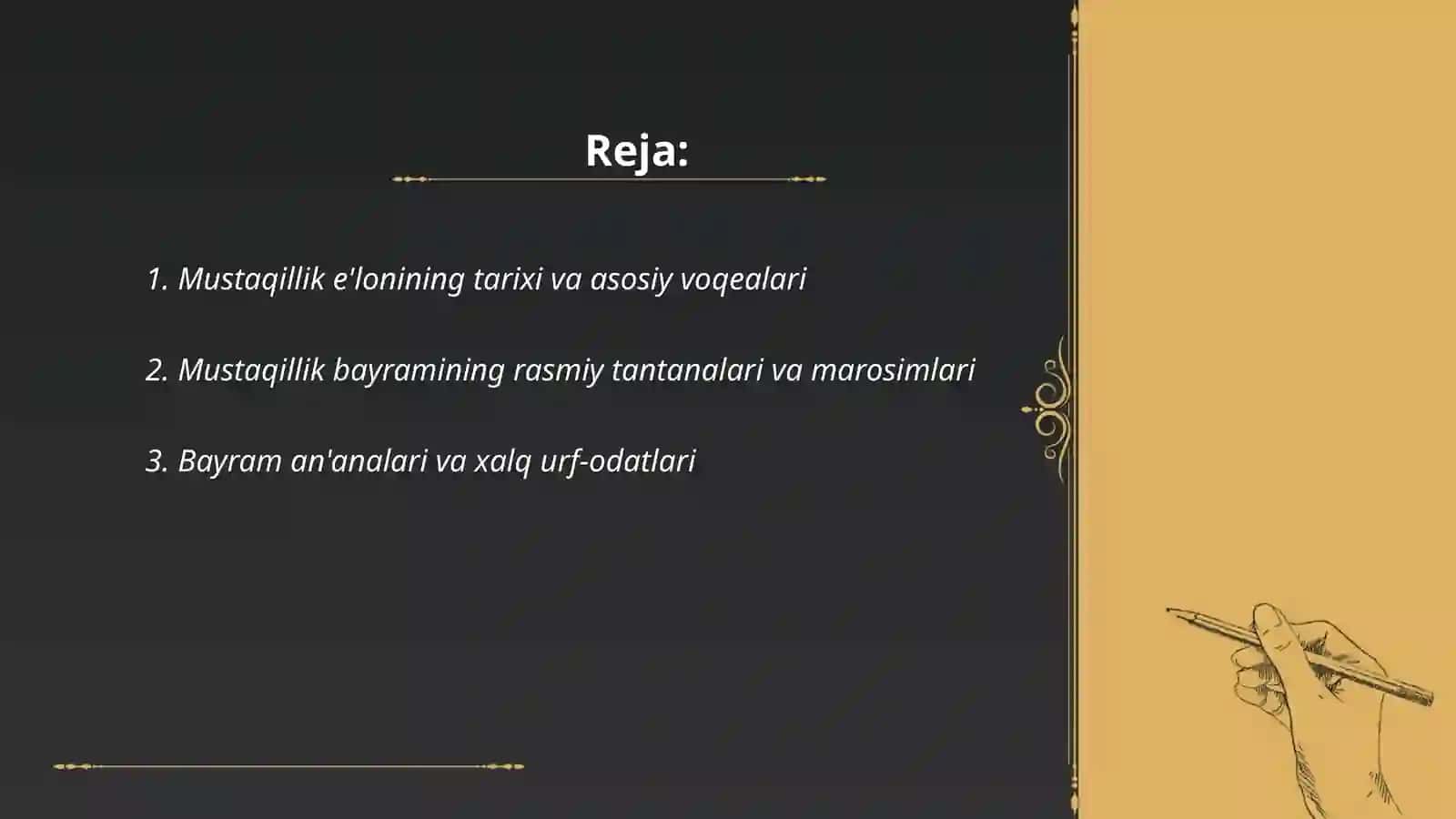 O'zbekiston Respublikasi Mustaqillik bayrami 2
