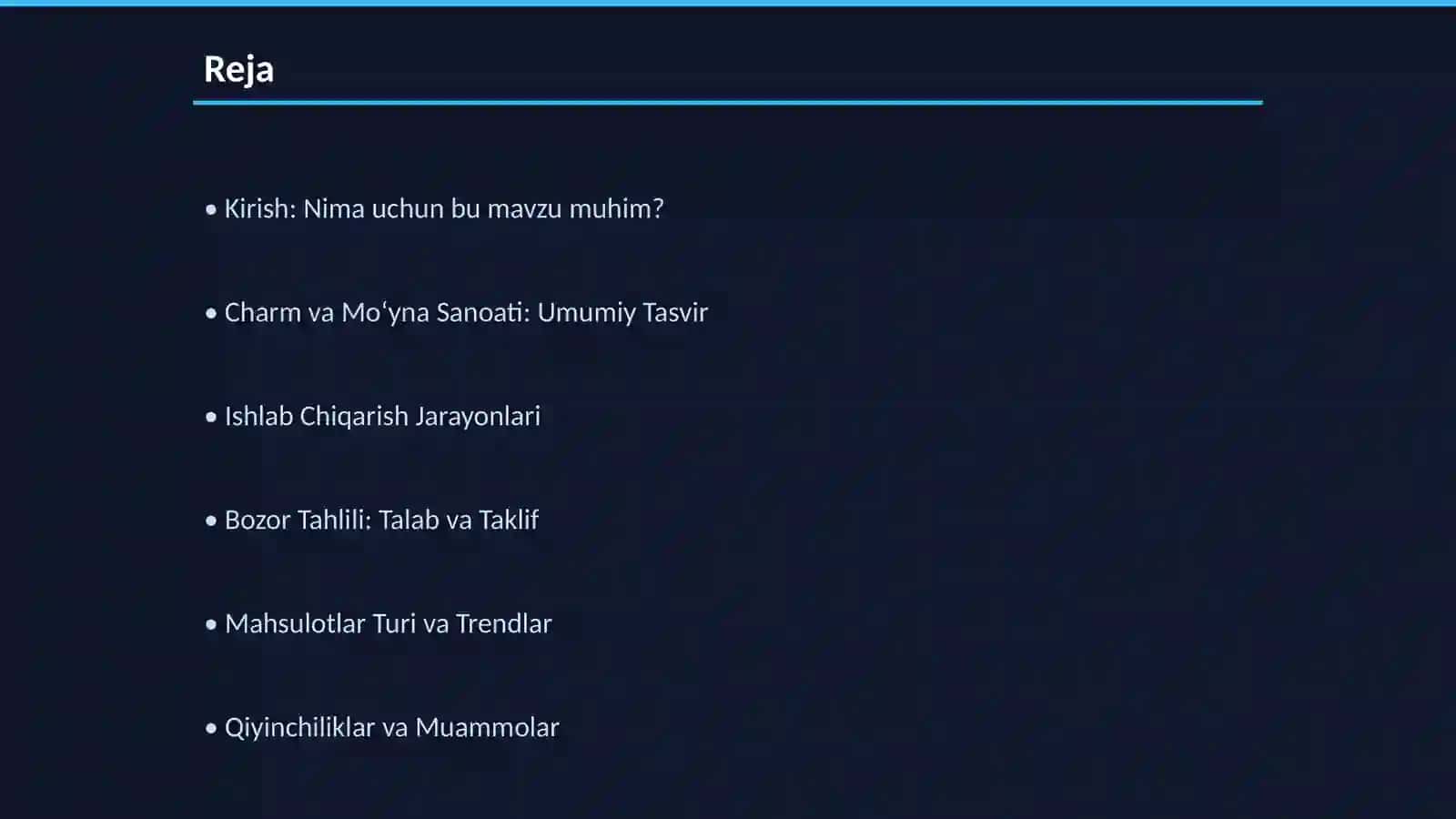 Charm va Moʻyna Ishlab Chiqarish Korxonalarini Umumiy Tavsifi 2