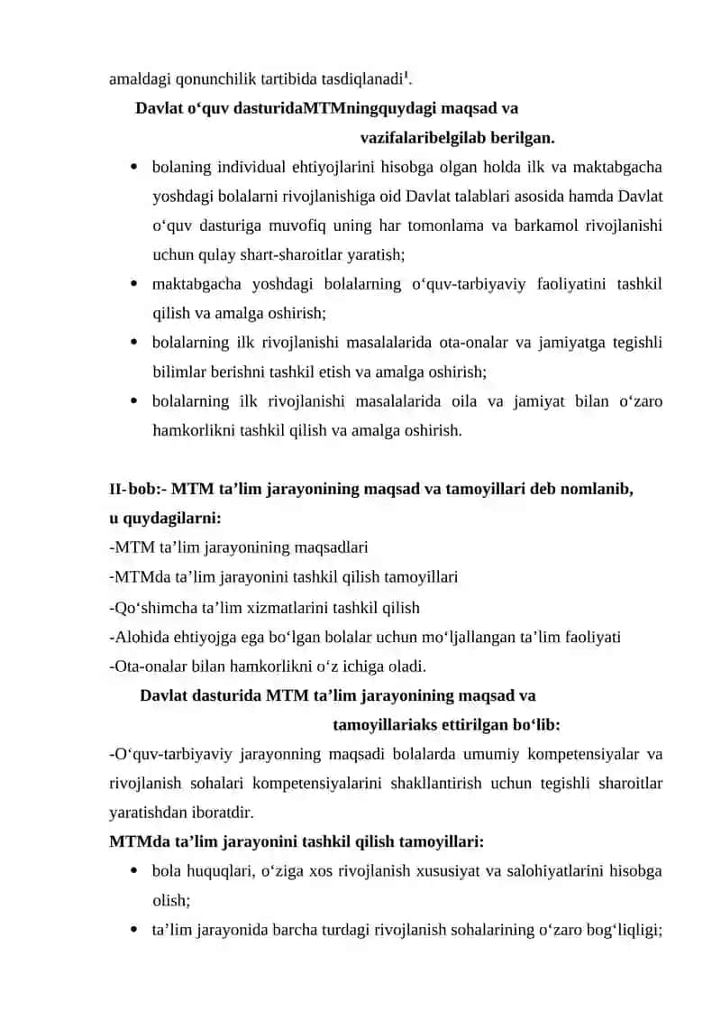 TAKOMILLASHTIRILGAN ILK QADAM DAVLAT OʻQUV DASTURI 2