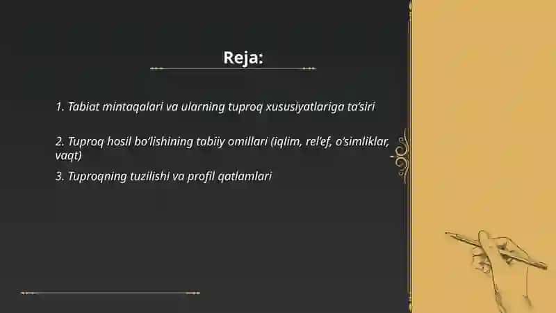 Tabiat mintaqalare tuproq tuproqning tuzlishi unumdorligi va ahamyati 2