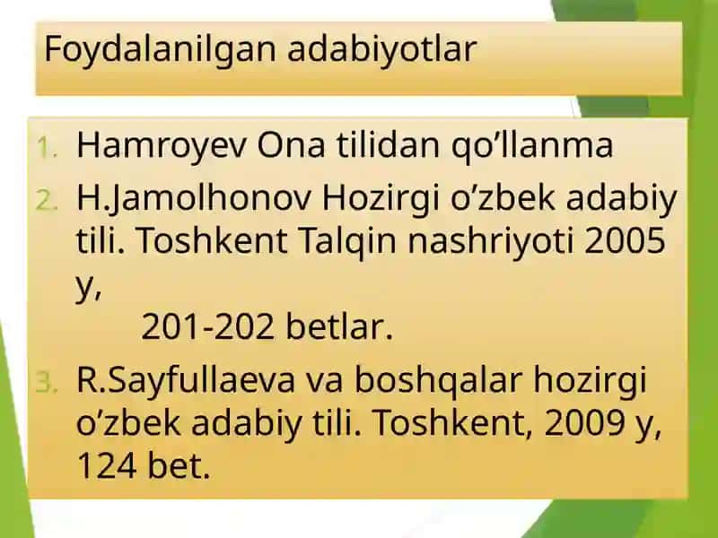Ot so’z turkumi 2