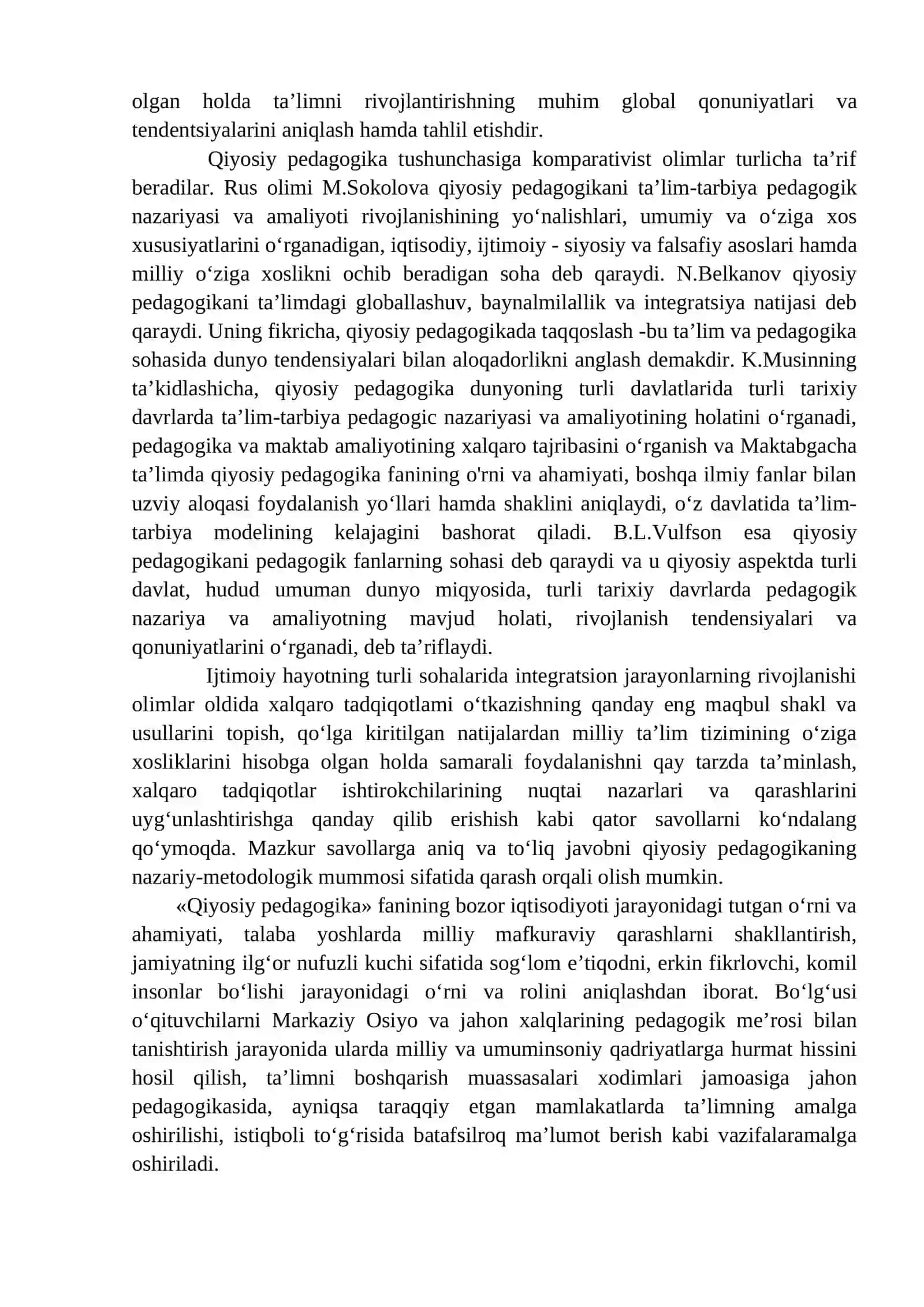 Qiyosiy pedagogika alohida fan sifatida 2
