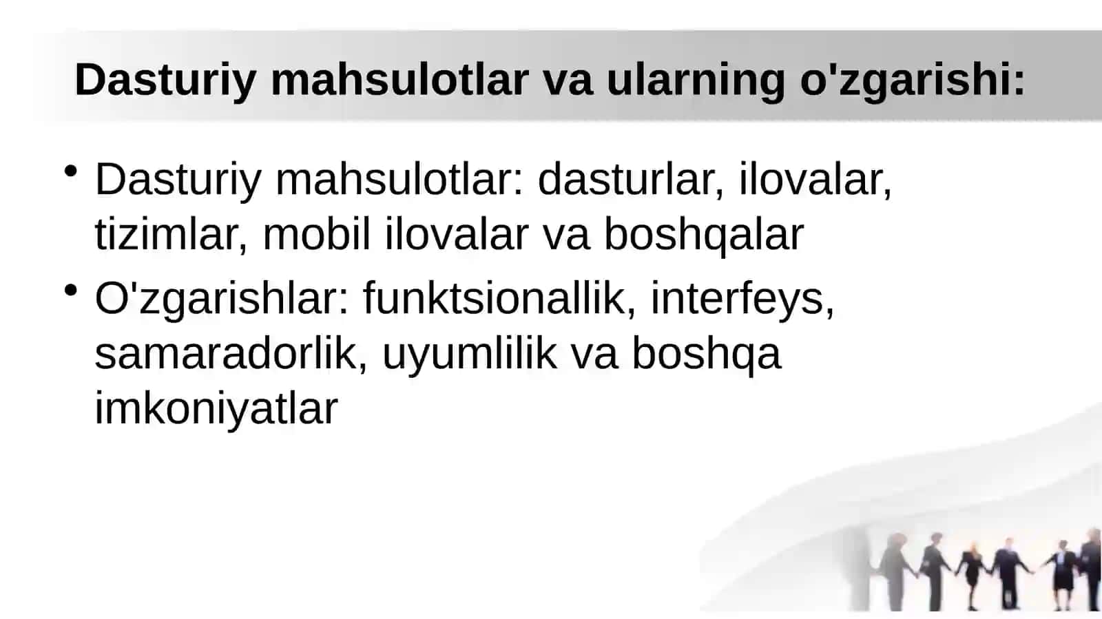 Iqtisodiyotda qo‘llaniladigan amaliy dasturiy mahsulotlar 2