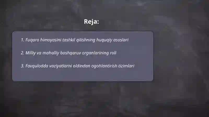 Fuqaro himoyasini tashkil qilish 2