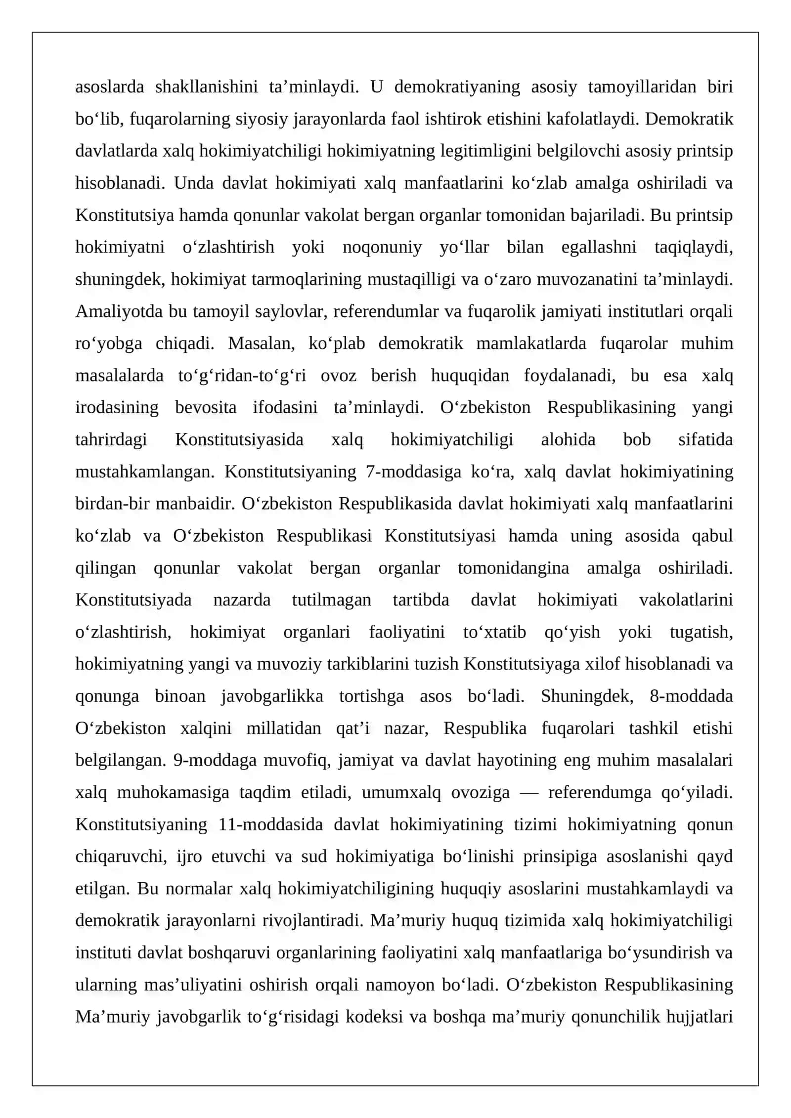 Xalq hokimiyatchiligi 2