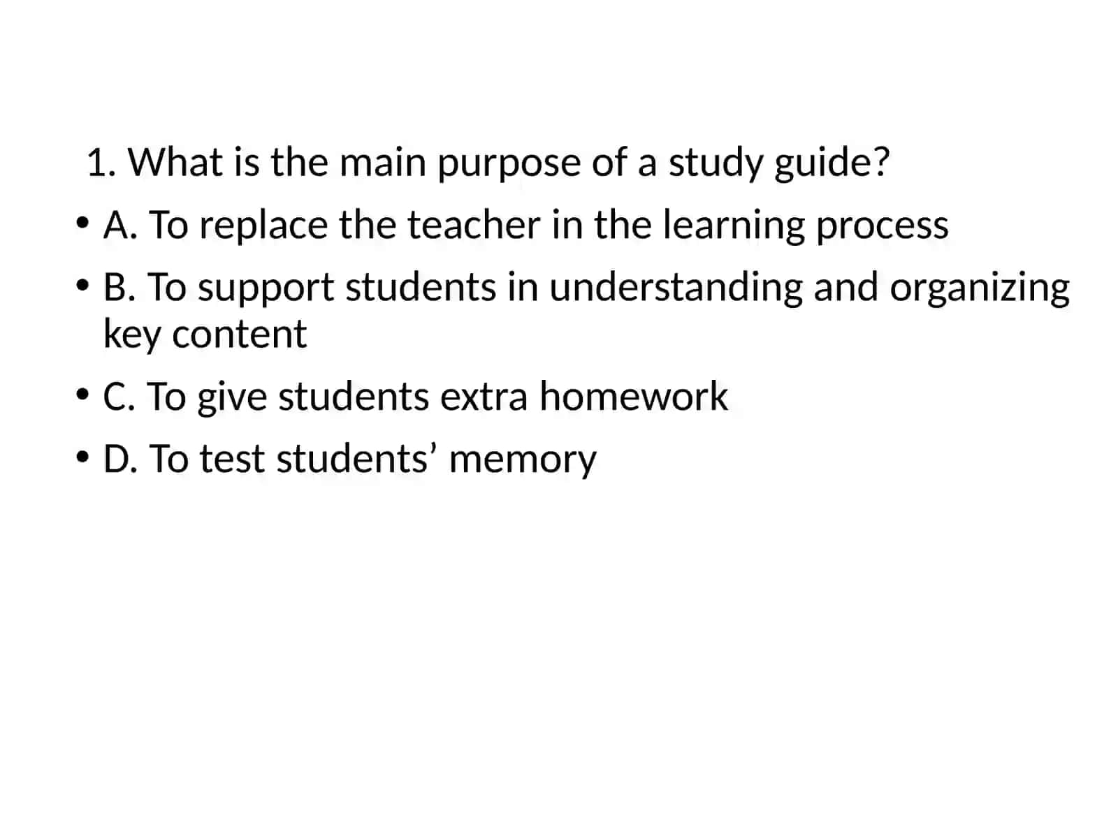 Study Guide 2