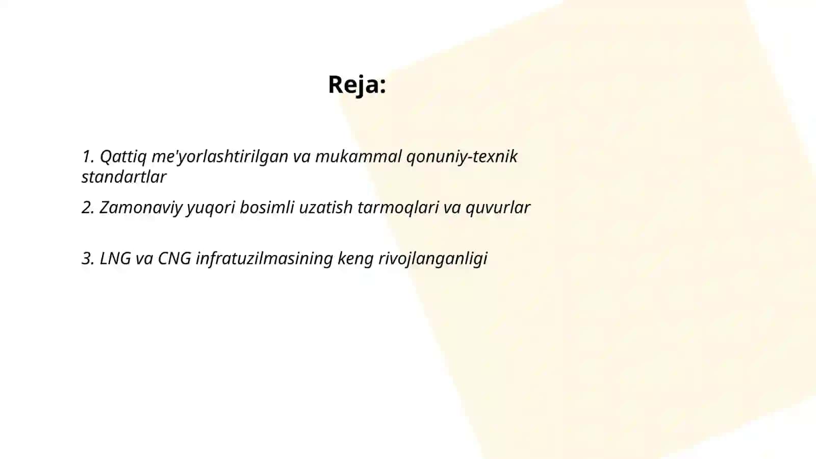 Rivojlangan mamlakatlarda gaznachilik tizimlarining xususiyatlari 2