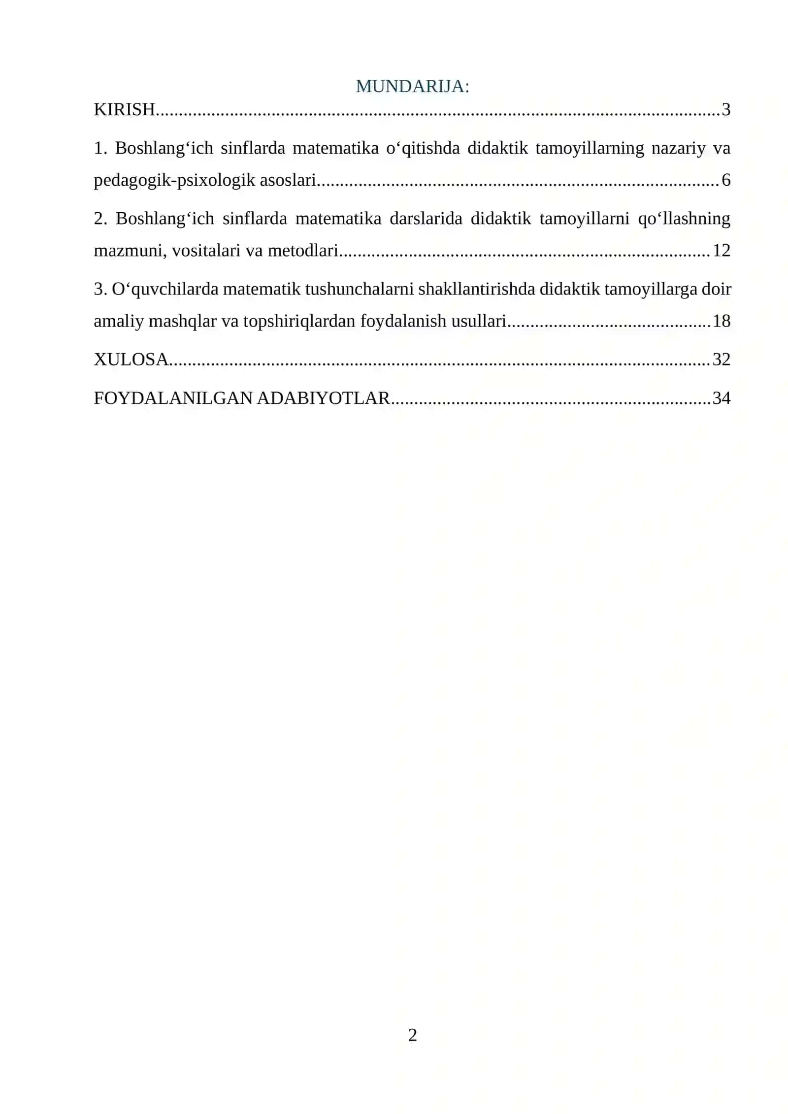 Matematika o‘qitishda didaktik tamoyillar 2