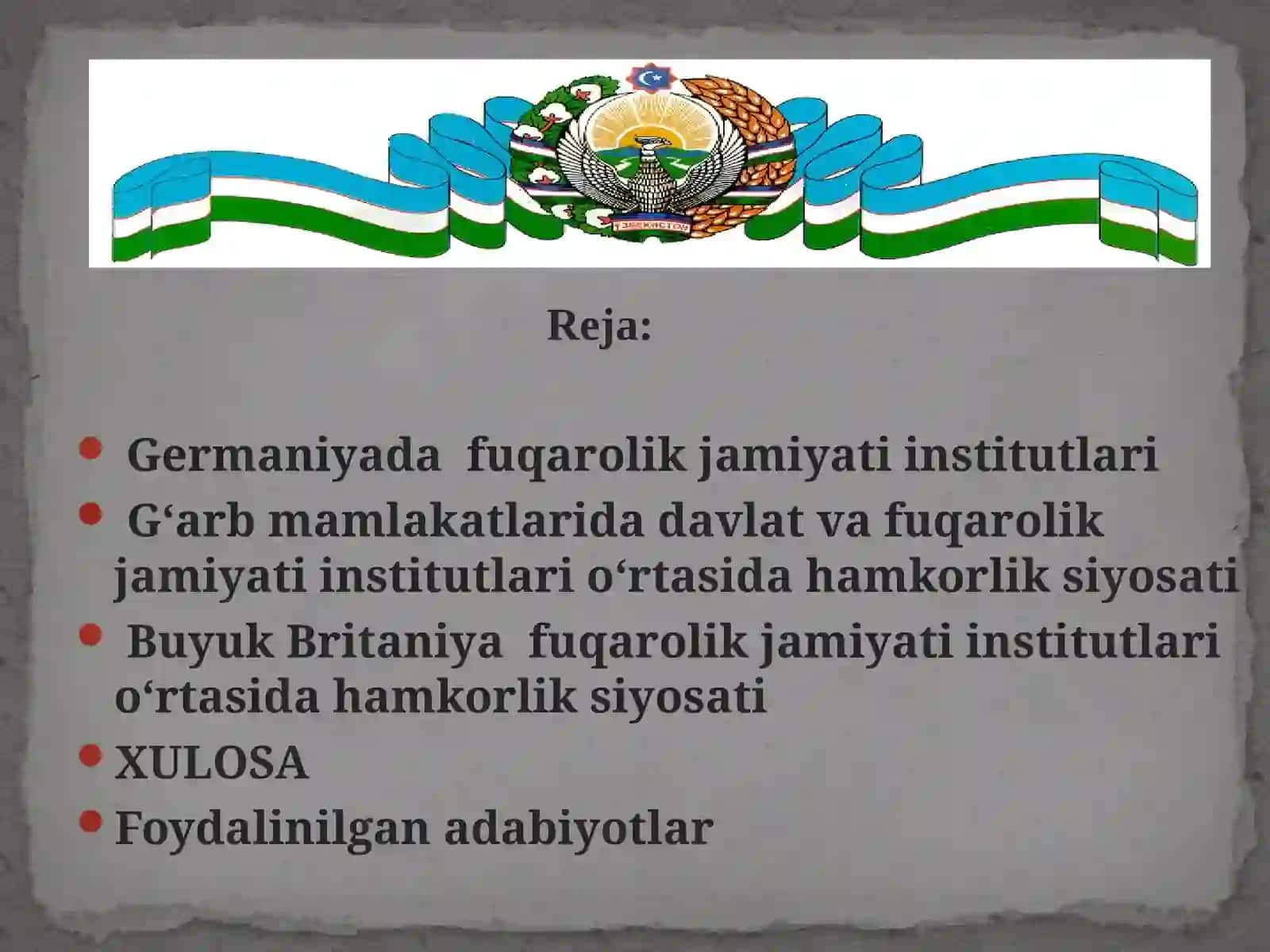 Rivojlangan G‘arbdavlatlarida Fuqarolik Jamiyati Institutlarining Shakllanishi va O‘ziga Xosligi 2