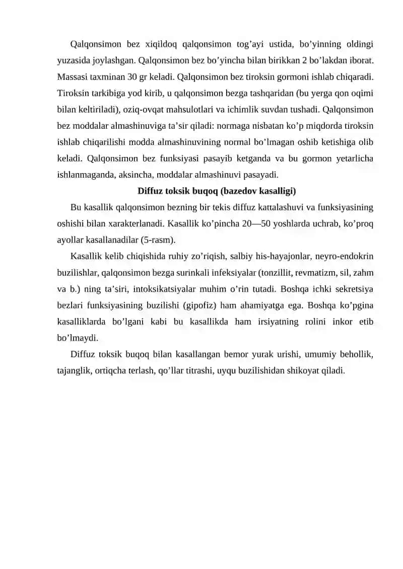 Qalqonsimon bez kasalliklari 2