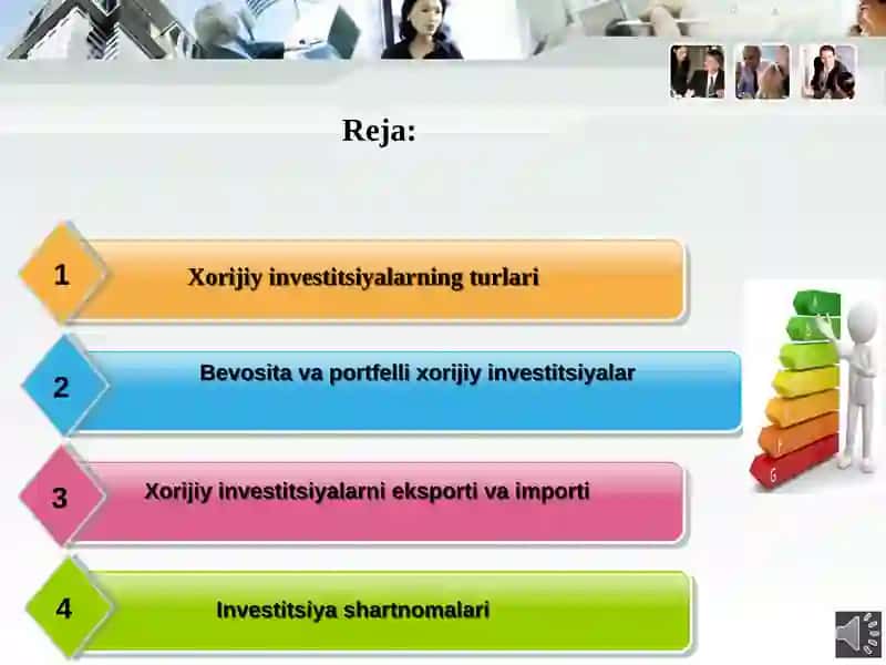 XORIJIY INVESTITSIYaLARNING SHAKL VA TURLARI 2