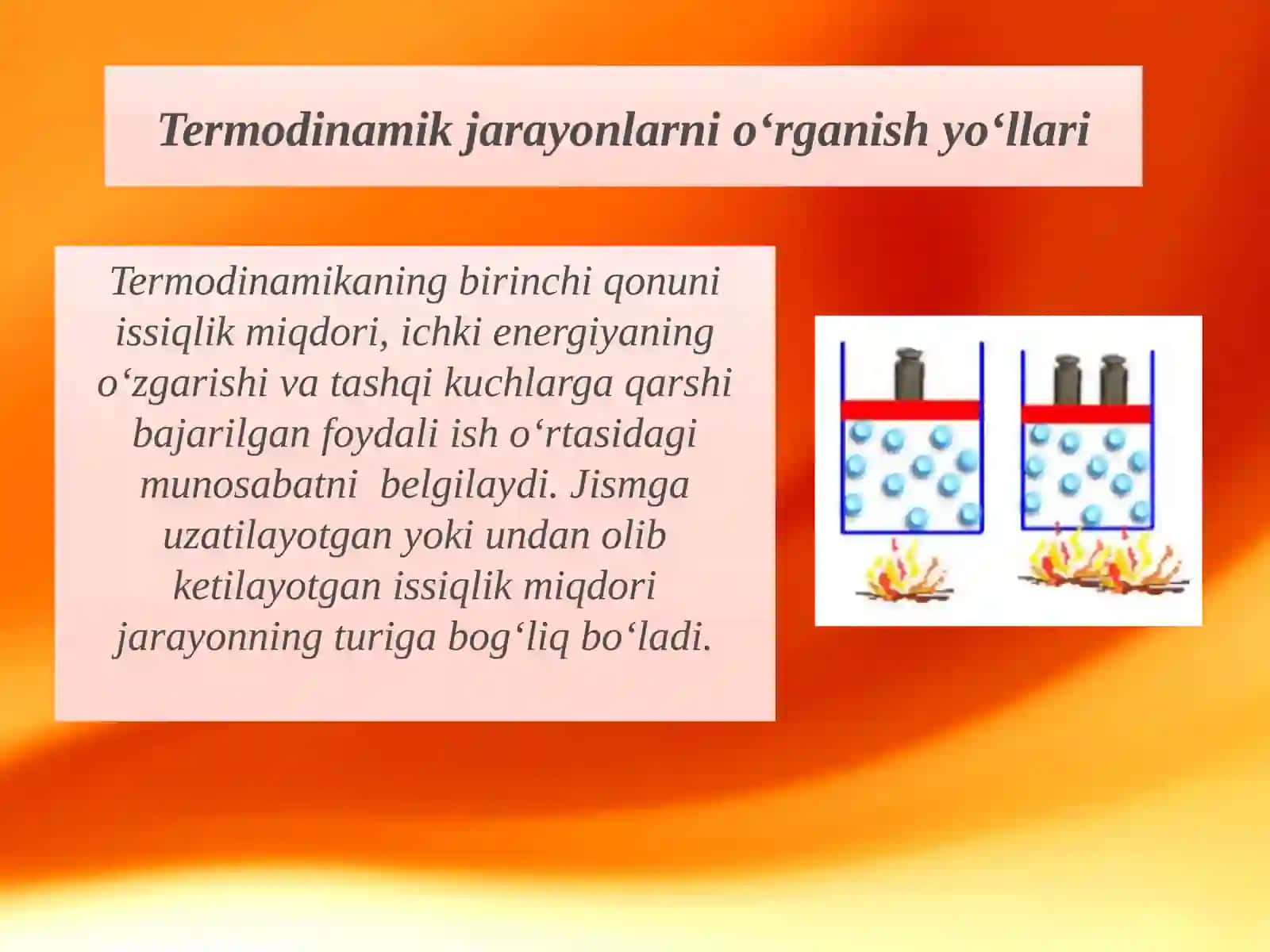 Ideal gaz holatining tenglamalari 2