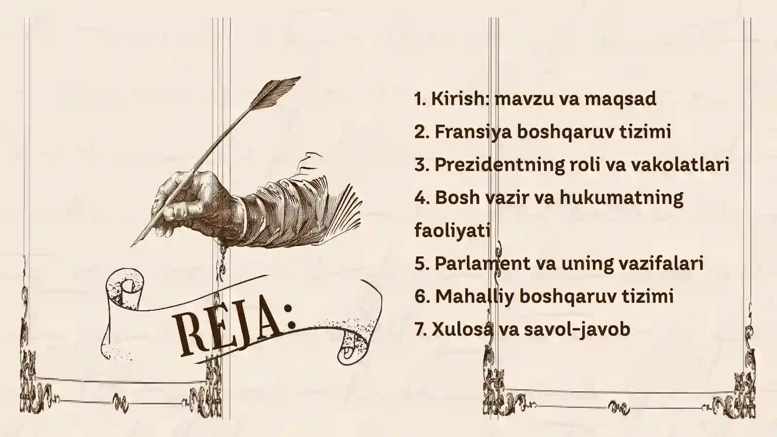 "FRANSIYADAGI BOSH
SHTATLARNING FAOLIYATI" 2