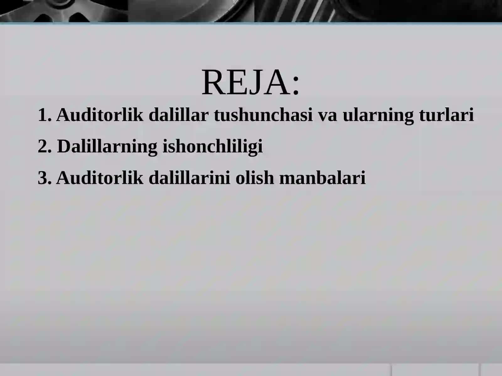 AUDITORLIK DALILLAR 2