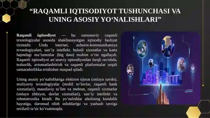 AHOLI DAROMADLARI VA TURMUSH DARAJASI OSHISHIDA RAQAMLI IQTISODIYOTNING O‘RNI 2
