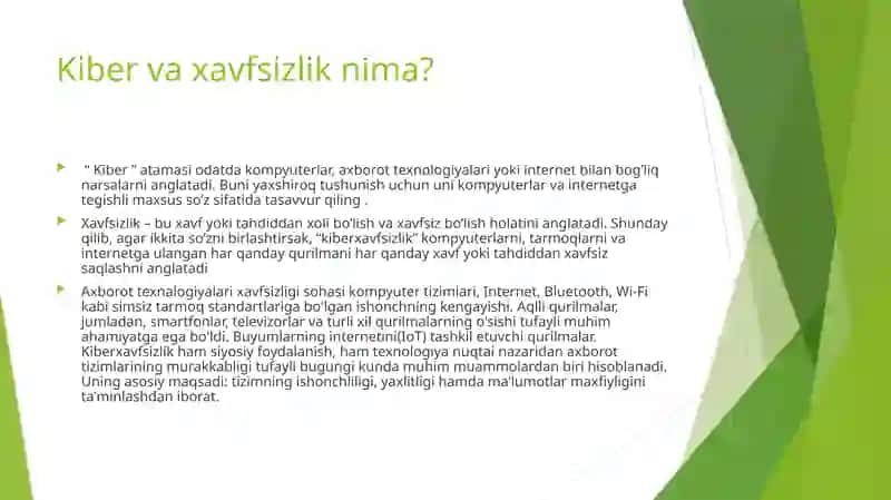 Kiberxavfsizlik 2