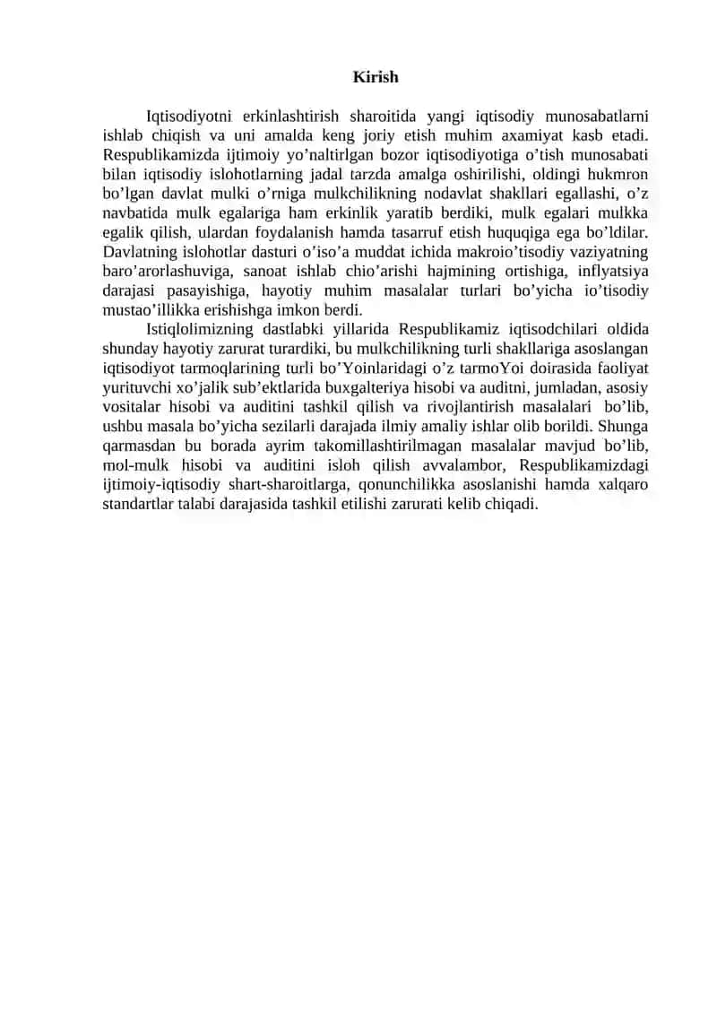 Asosiy vositalar hisobi 2