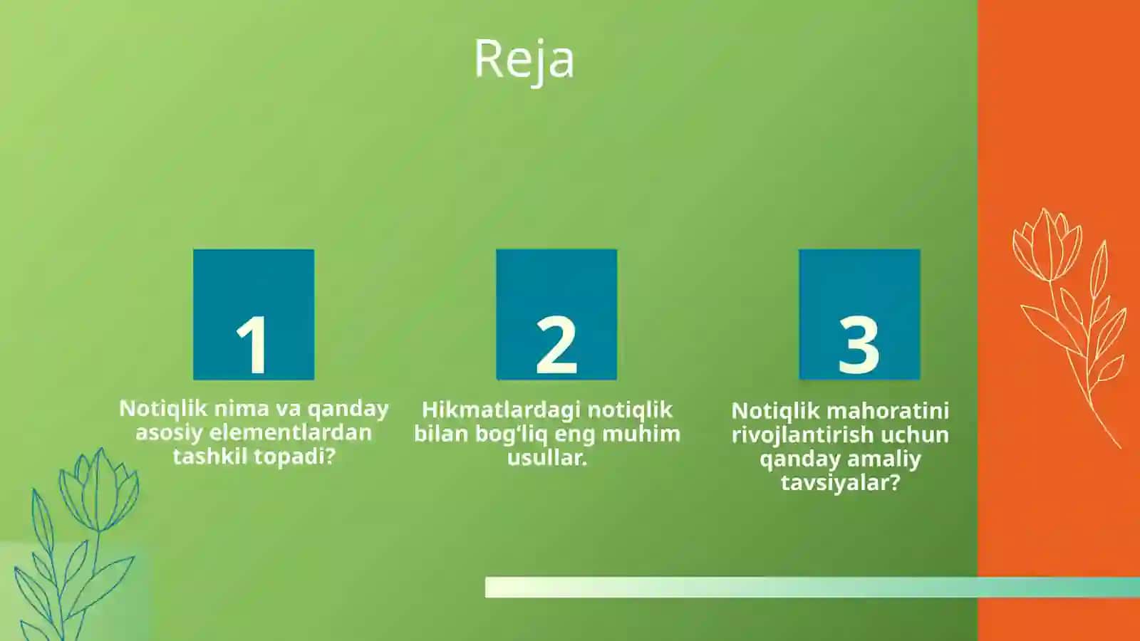 Hikmatlarida notiqlikka oid hikmatlar tahlili 2