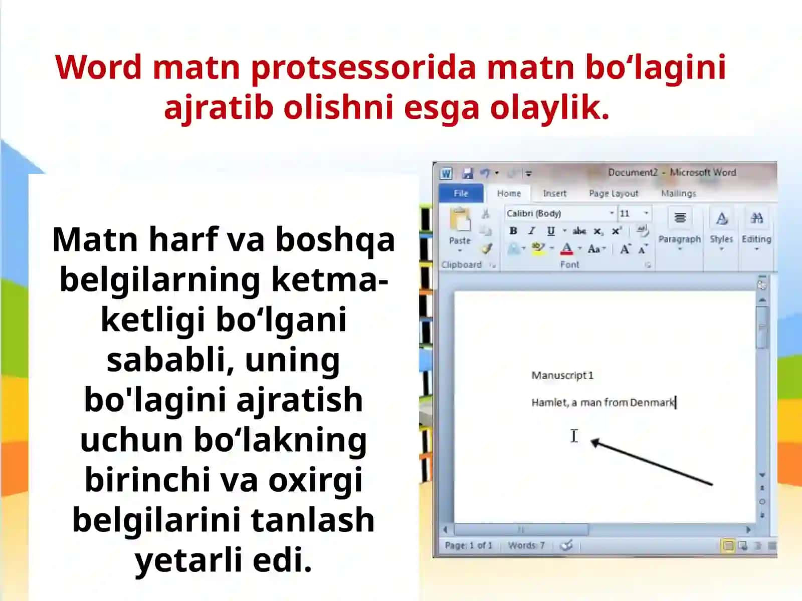 11-sinf Informatika Tasvirning geometrik shakl ko'rinishidagi qismini ajratib olish 2