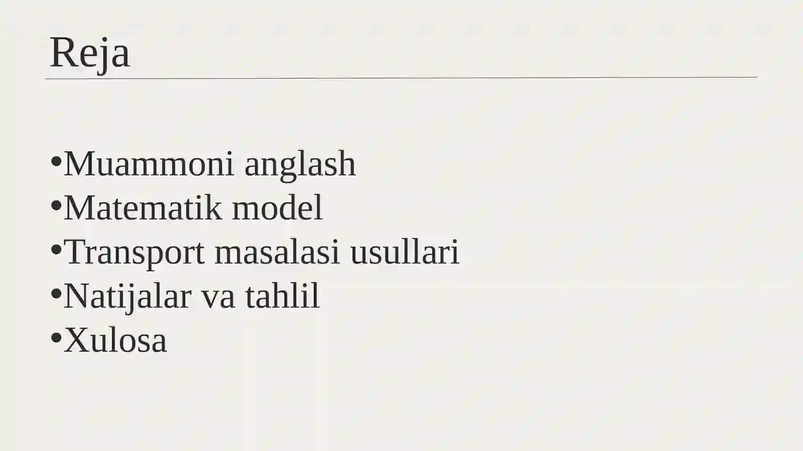 Mahsulot yetkazib berish xarajatlarini minimallashtirish 2