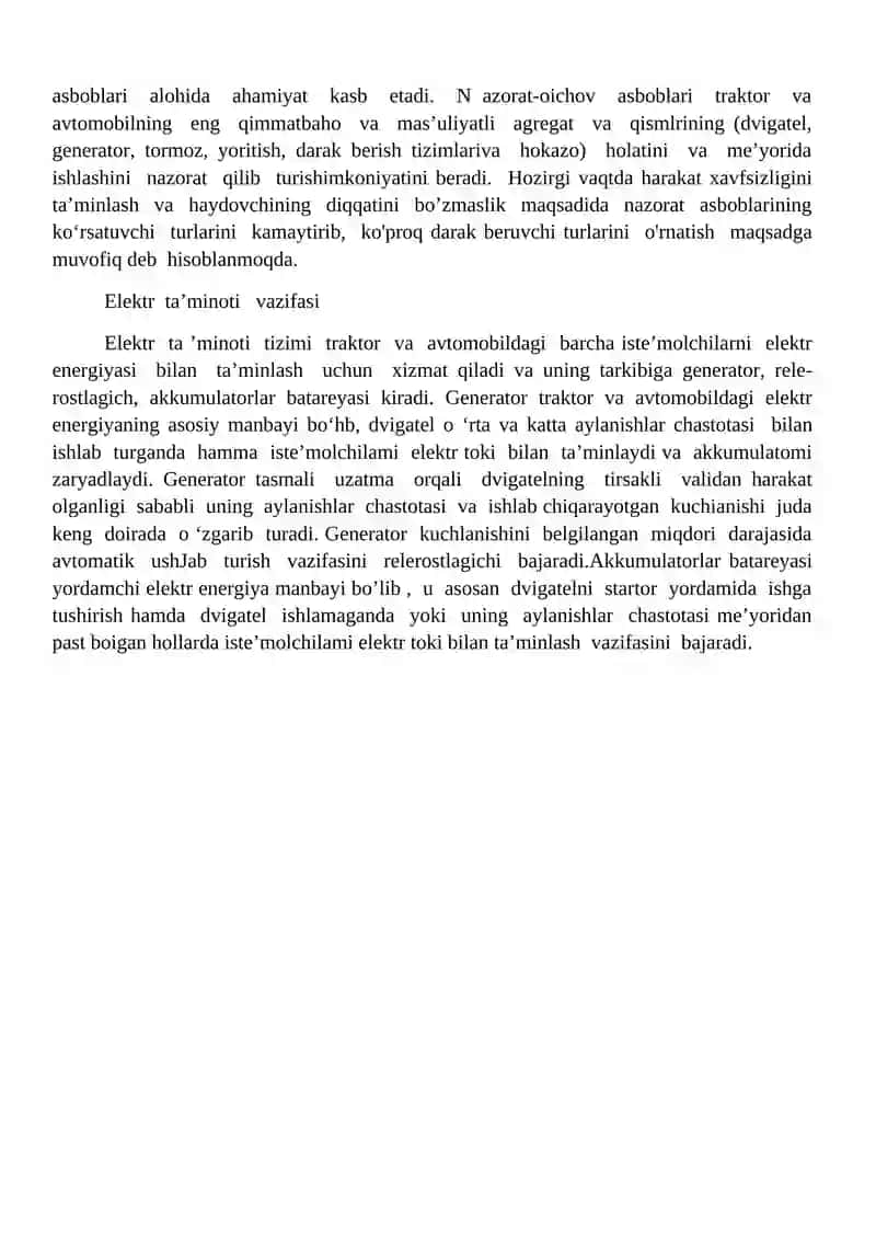 Elektr ta’minot tizimi 2