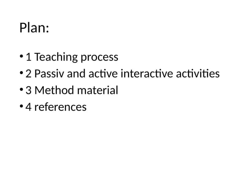 Presentation on Teaching Process 2