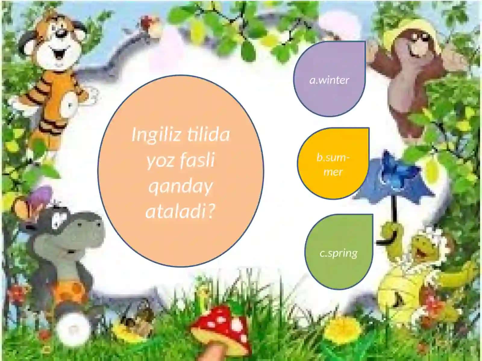Ingliz tilidan savol va javoblar 2