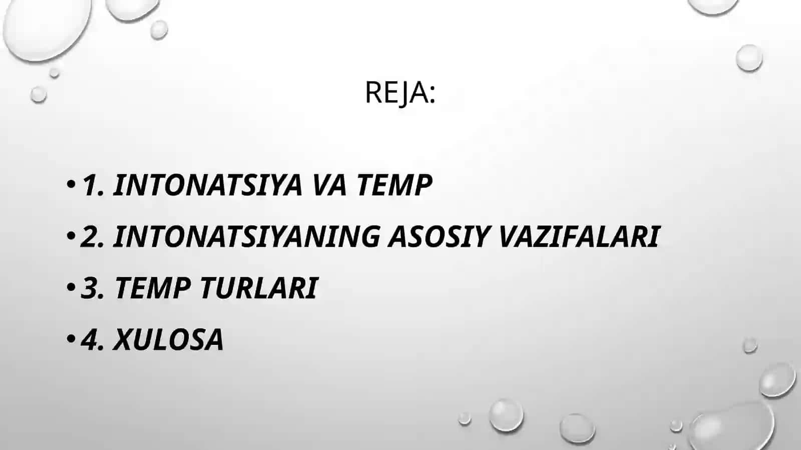 Intonatsiya temp ifodalio‘qishning asosiy xususiyatlari 2