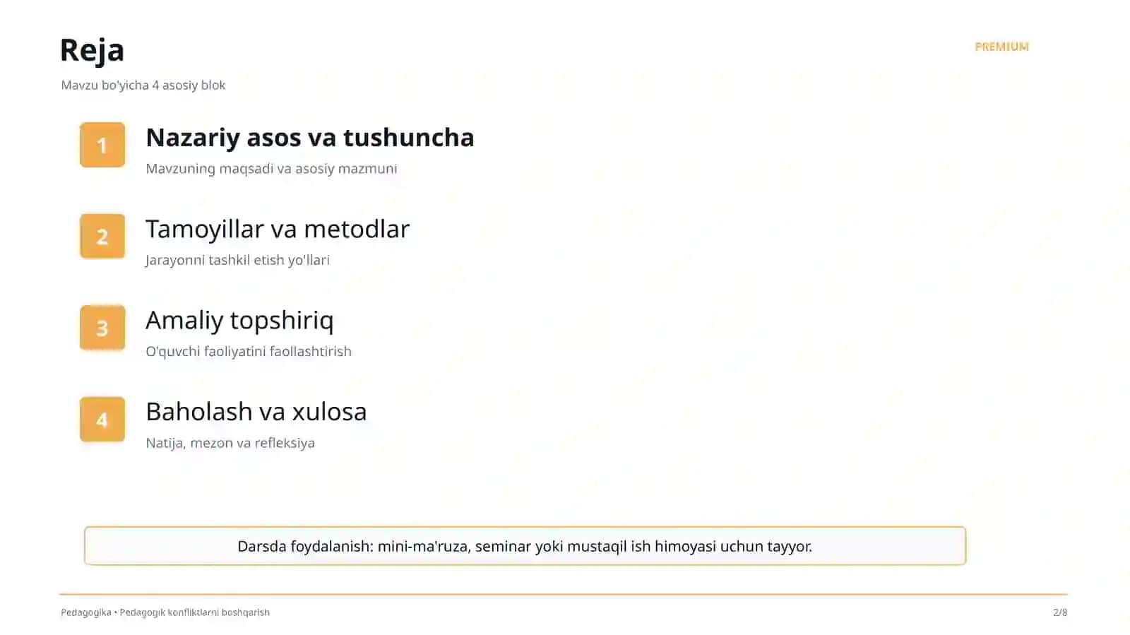 Pedagogik konfliktlarni boshqarish 2